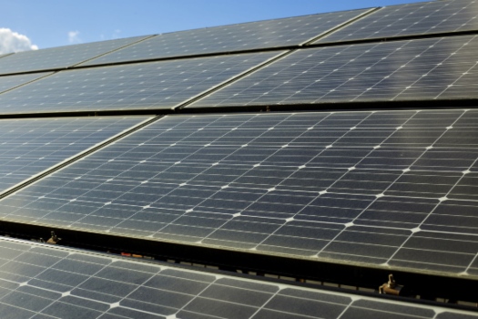Rooftop solar energy panel