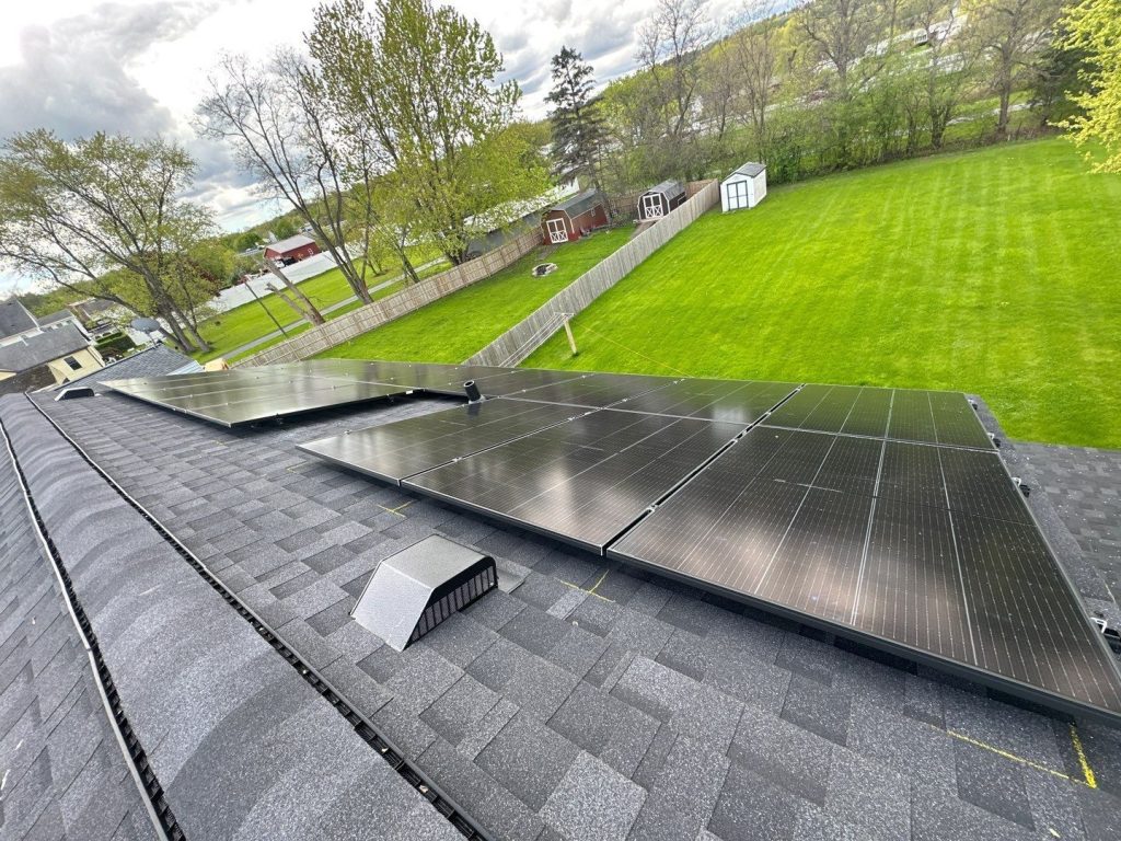 powering homes with sun solar roof panels