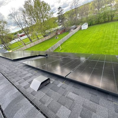 powering homes with sun solar roof panels