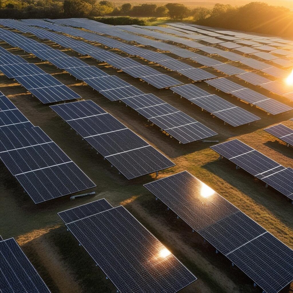 Community Solar array