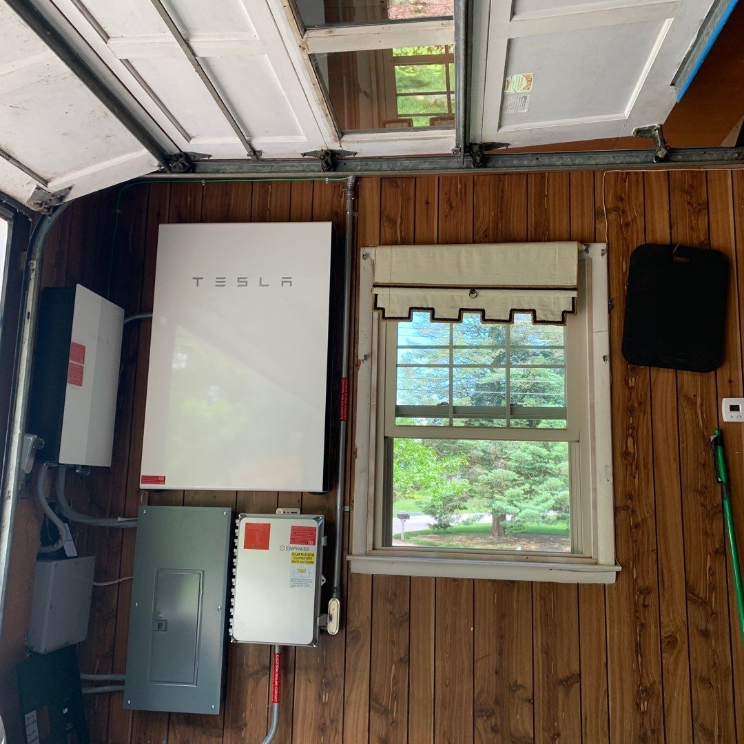 Tesla Battery Storage with Solar Install by Infinity Energy