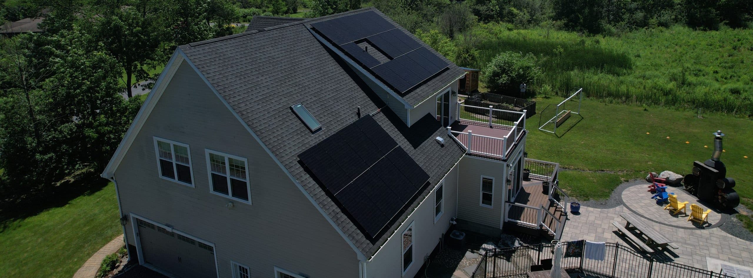 House with solar panels for solar tax credits blog